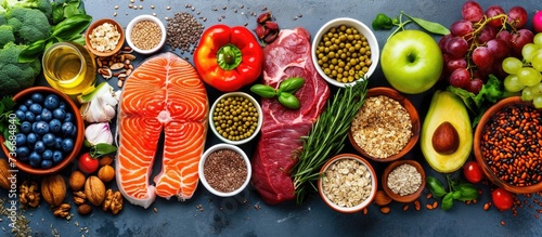 Certain protein-rich foods like fish  meat  fruits  vegetables  and cereals help prevent cancer and promote a balanced  healthy  organic diet.
