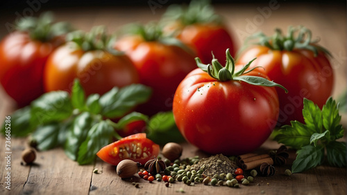  A Symphony of Flavor  Fresh Tomato  Herbs  and Spices for Culinary Magic