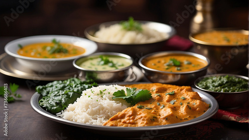   Delicious Indian Main Course  A Flavorful Spread for Lunch or Dinner 