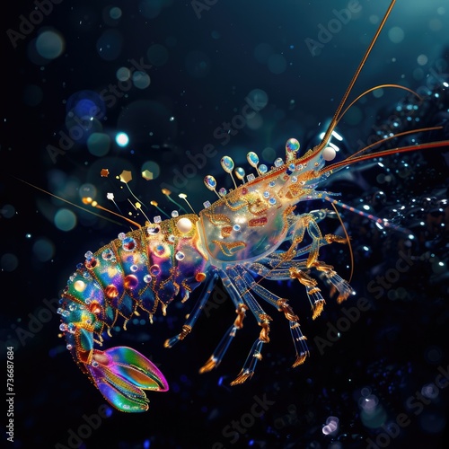 Majestic Shrimp Reigns Over Mesmerizing Underwater World © Arnolt