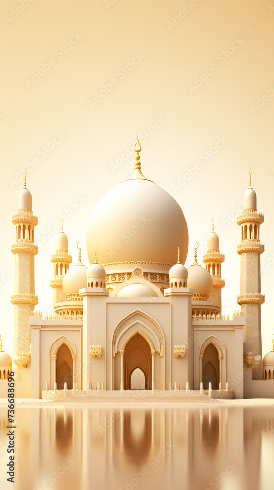 Obraz premium taj mahal in agra country