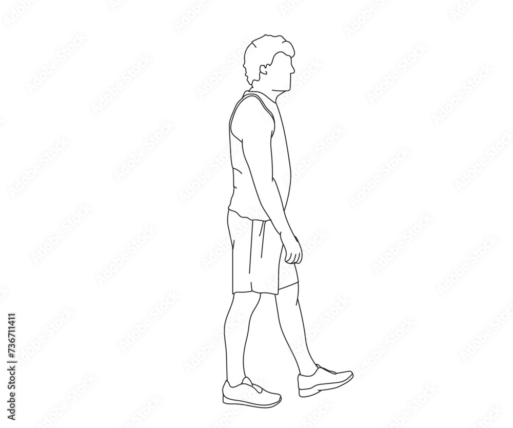 Man, Boy Line Drawing Ai, EPS, SVG, PNG, JPG zip file Man, Boy Line Drawing Ai, EPS, SVG, PNG, JPG zip file