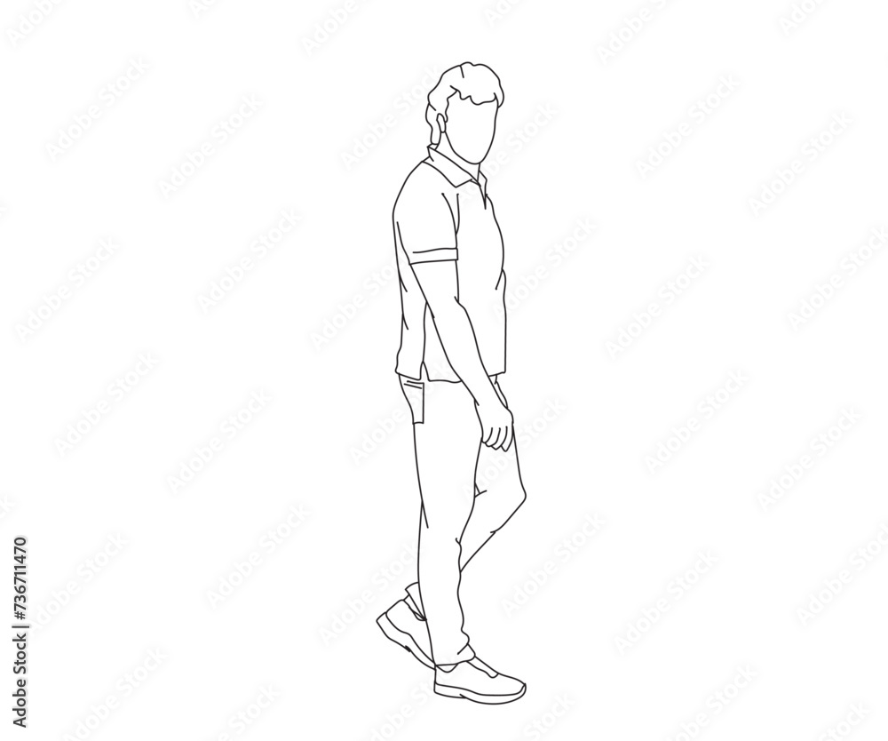 Man, Boy Line Drawing Ai, EPS, SVG, PNG, JPG zip file Man, Boy Line Drawing Ai, EPS, SVG, PNG, JPG zip file