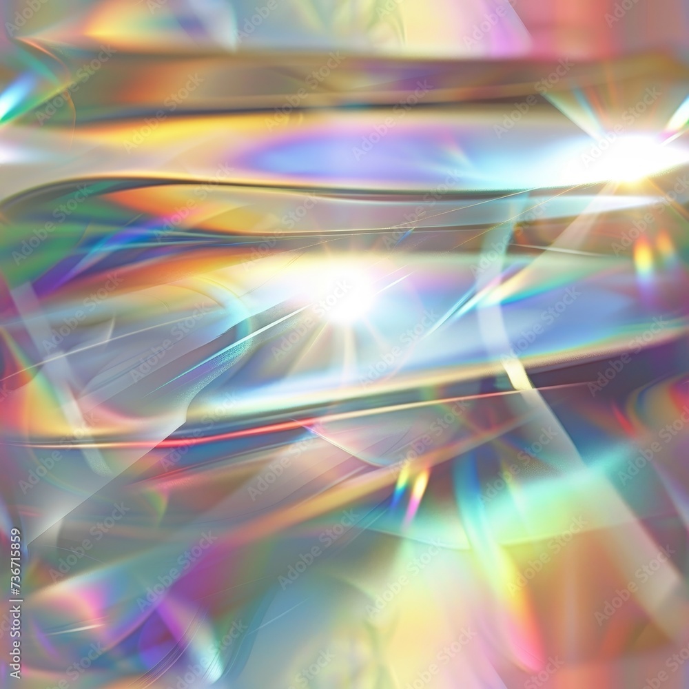 Iridescent rainbow prism light, seamless pattern Iridescent rainbow prism light, seamless pattern