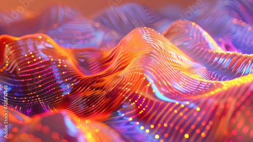 energy of fractal realms, abstract of phones , fingerprint wavy fluid flow wallpaper of futuristic technology , secure your cell phones , smart phones, pink golden colors of smartness 