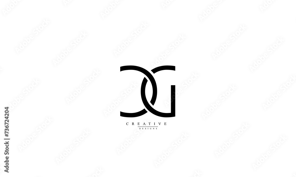 Alphabet letters Initials Monogram logo CG GC C G Alphabet letters Initials Monogram logo CG GC C G