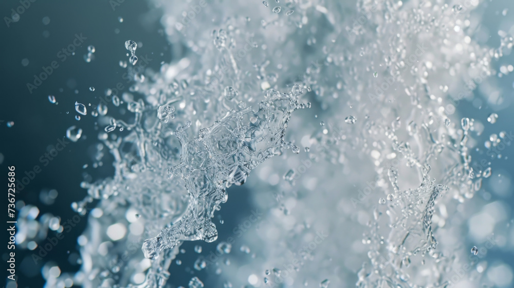 A delicate web of delicate sugar crystals delicately suspended in a cascade of glimmering fragments. A delicate web of delicate sugar crystals delicately suspended in a cascade of glimmering fragments.