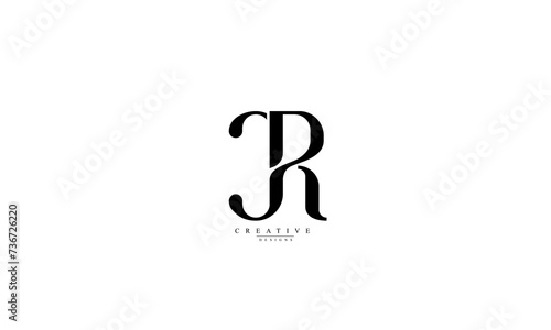 Alphabet letters Initials Monogram logo CR RC C R