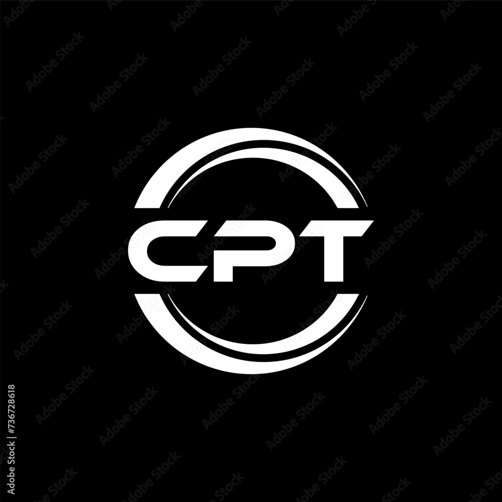 CPT letter logo design with black background in illustrator, vector logo modern alphabet font overlap style. calligraphy designs for logo, Poster, Invitation, etc. CPT letter logo design with black background in illustrator, vector logo modern alphabet font overlap style. calligraphy designs for logo, Poster, Invitation, etc.