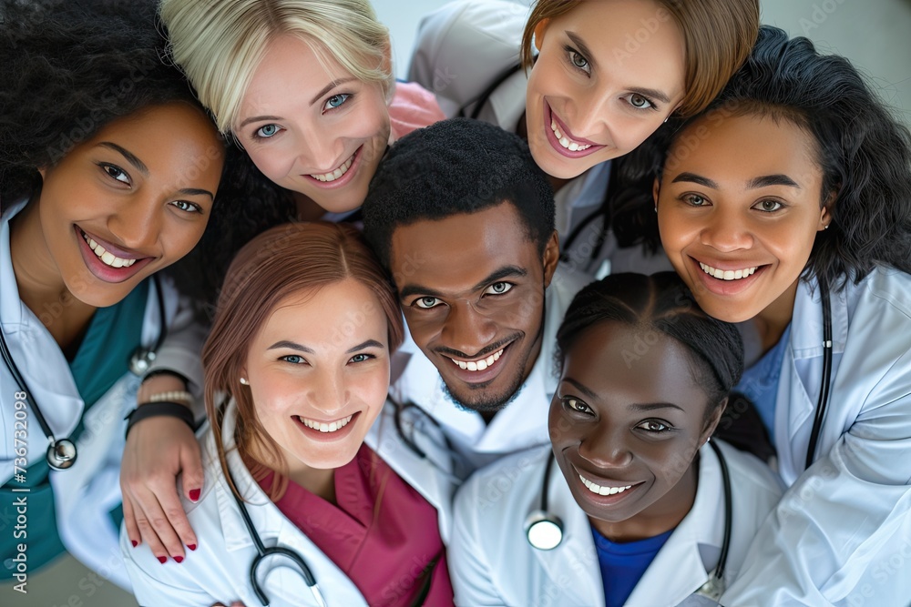 Happy of Diversity Medical team smile and confident, Health Care Concept Happy of Diversity Medical team smile and confident, Health Care Concept