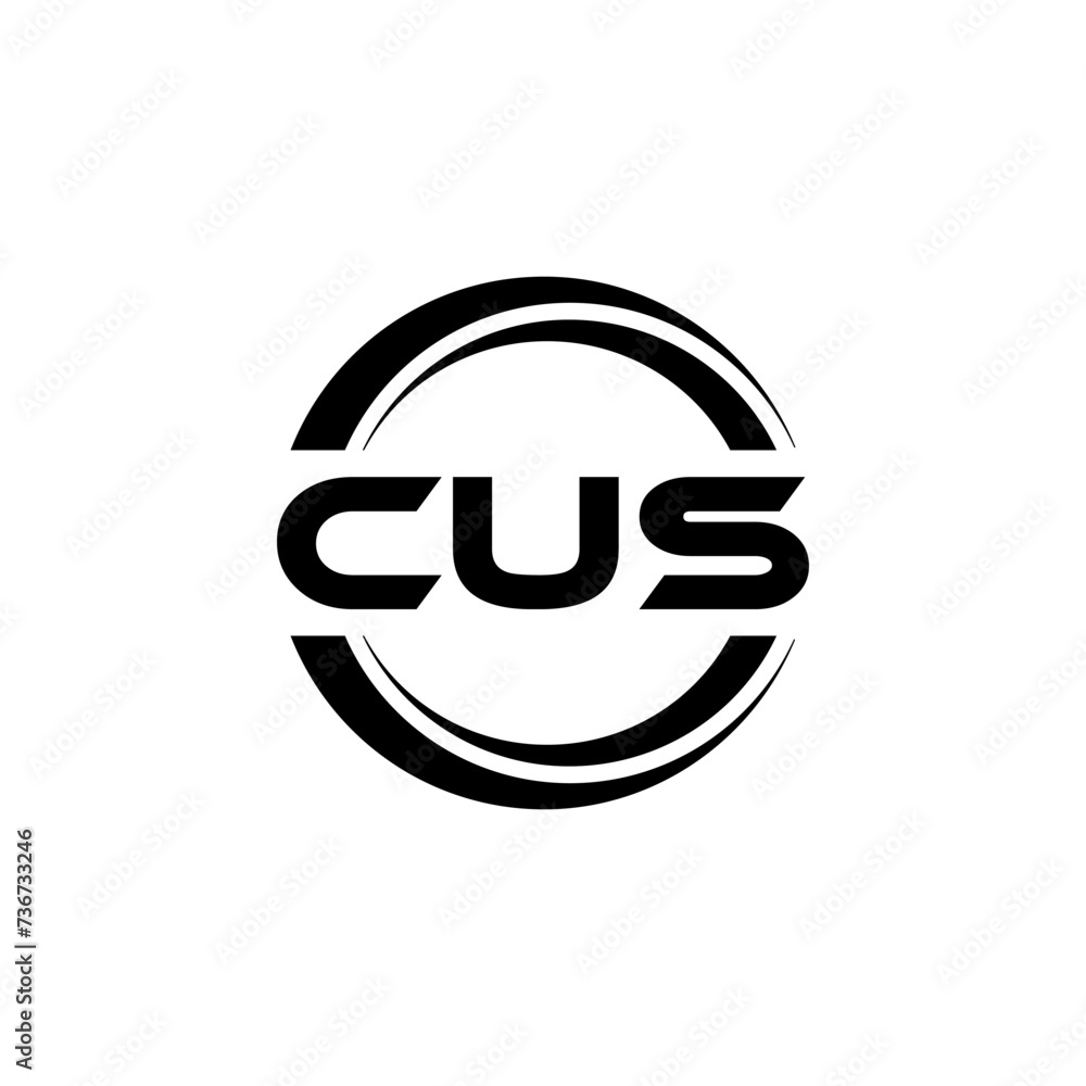 CUS letter logo design with white background in illustrator, vector logo modern alphabet font overlap style. calligraphy designs for logo, Poster, Invitation, etc. CUS letter logo design with white background in illustrator, vector logo modern alphabet font overlap style. calligraphy designs for logo, Poster, Invitation, etc.