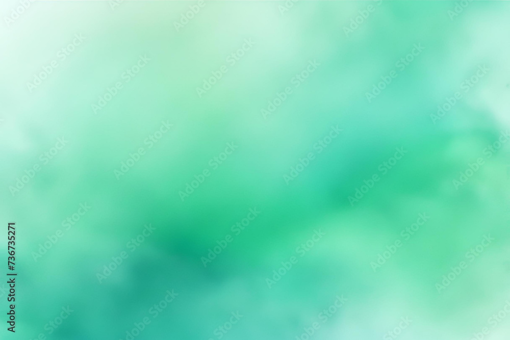 Abstract gradient smooth Blurred Watercolor Aquamarine Green background image Abstract gradient smooth Blurred Watercolor Aquamarine Green background image