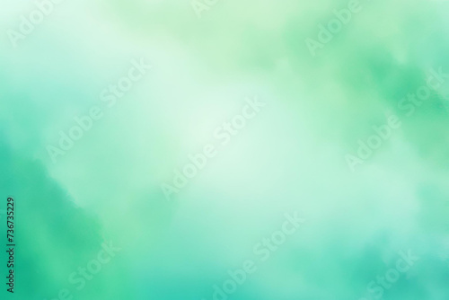 Abstract gradient smooth Blurred Watercolor Aquamarine Green background image