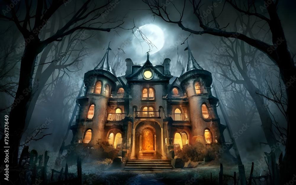halloween scene halloween scene
