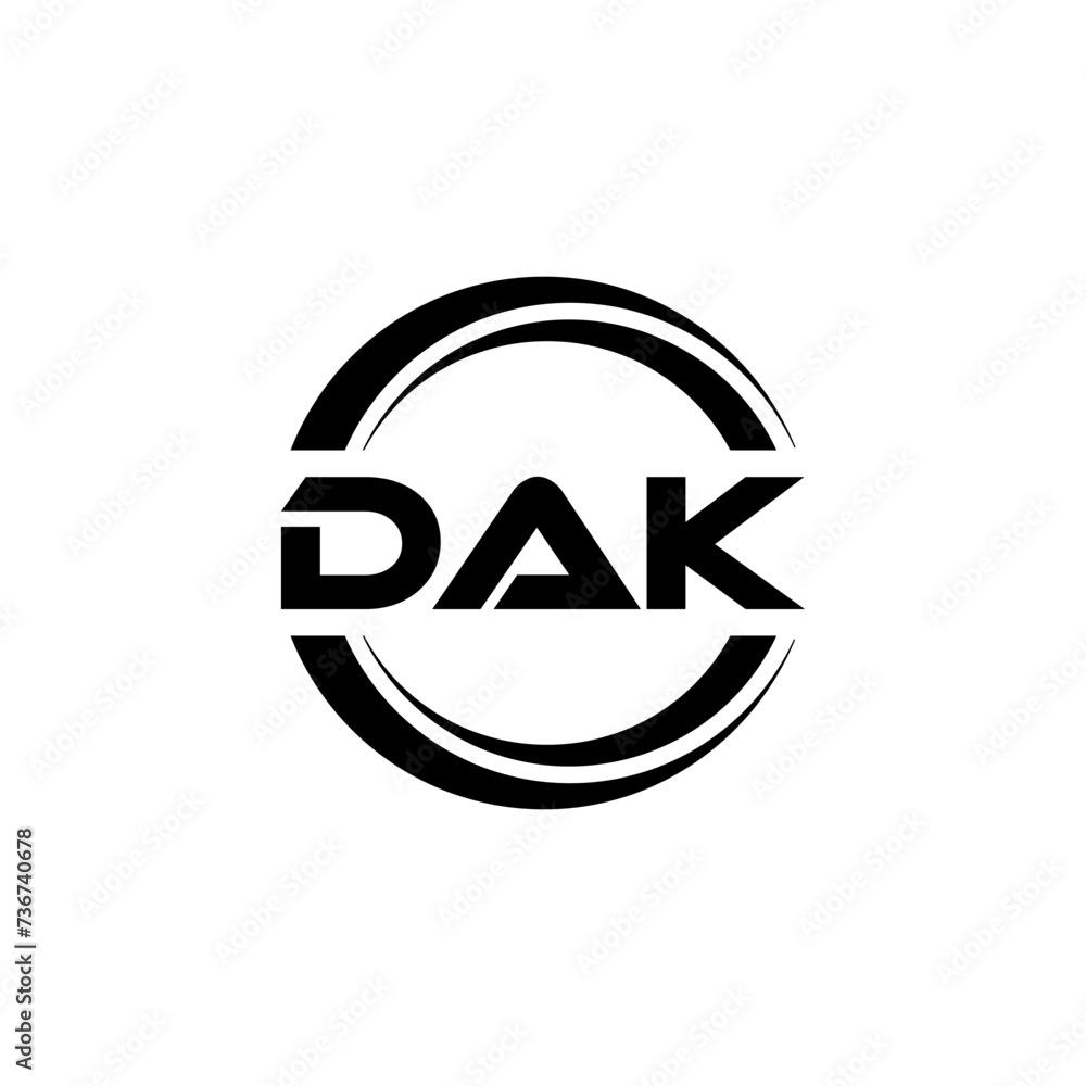DAK letter logo design with white background in illustrator, vector logo modern alphabet font overlap style. calligraphy designs for logo, Poster, Invitation, etc. DAK letter logo design with white background in illustrator, vector logo modern alphabet font overlap style. calligraphy designs for logo, Poster, Invitation, etc.