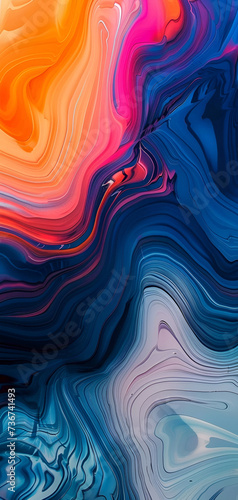 Abstract wallpaper for smartphone screens 6 inches and above photo