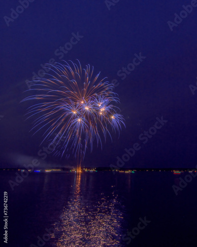 Canada Day fireworks celebration along the Brockville waterfront