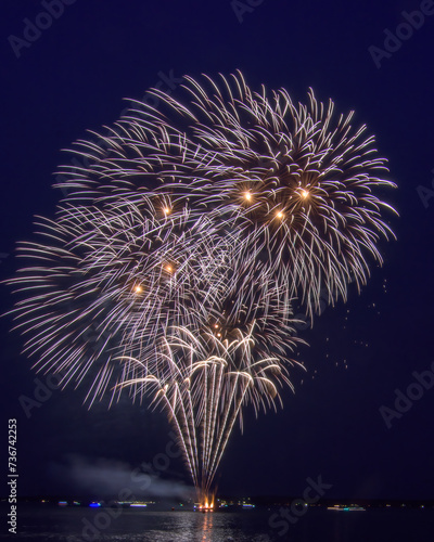 Canada Day fireworks celebration along the Brockville waterfront