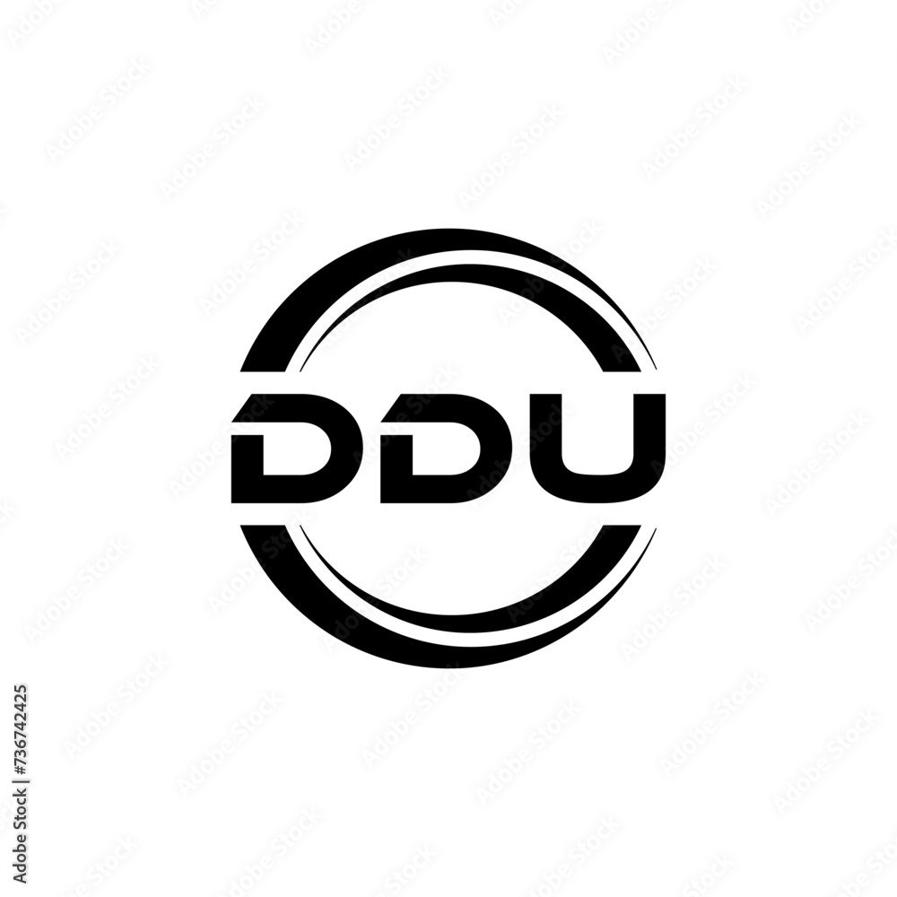 DDU letter logo design with white background in illustrator, vector logo modern alphabet font overlap style. calligraphy designs for logo, Poster, Invitation, etc. DDU letter logo design with white background in illustrator, vector logo modern alphabet font overlap style. calligraphy designs for logo, Poster, Invitation, etc.
