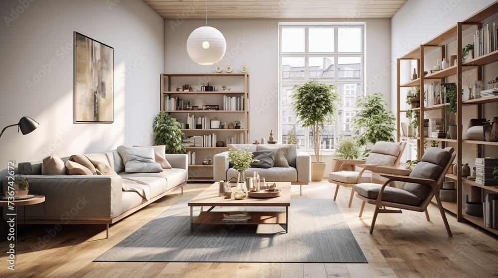 Luxury Apartment Interior Design With Monochromatic Color preview