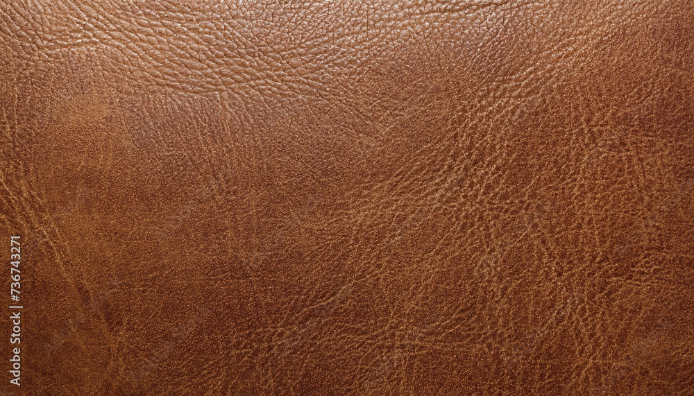 Fototapeta premium Brown leather texture abstract suitable for background.