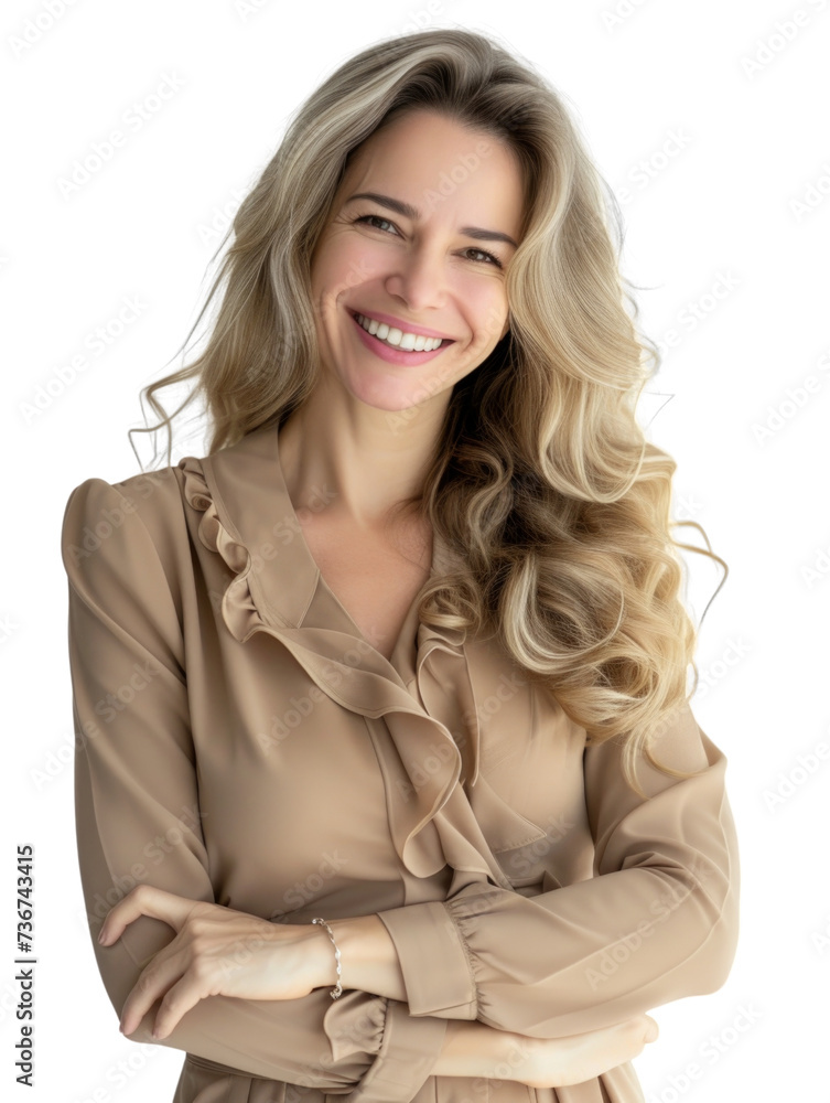 Mature smart looking woman transparent background Mature smart looking woman transparent background