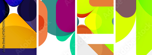 Geometric elements abstract backgrounds for wallpaper, business card, cover, poster, banner, brochure, header, website