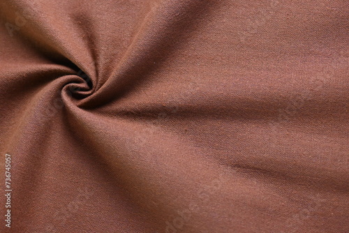 brown cotton texture color of fabric textile industry, abstract image for fashion cloth design background