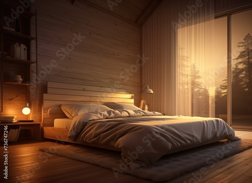 minimalist bedroom ideas, simple, elegant, comfortable