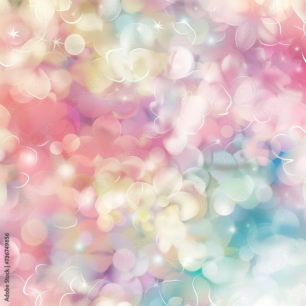 Fresh spring bokeh background, blur, tender flowers, holiday paper Fresh spring bokeh background, blur, tender flowers, holiday paper