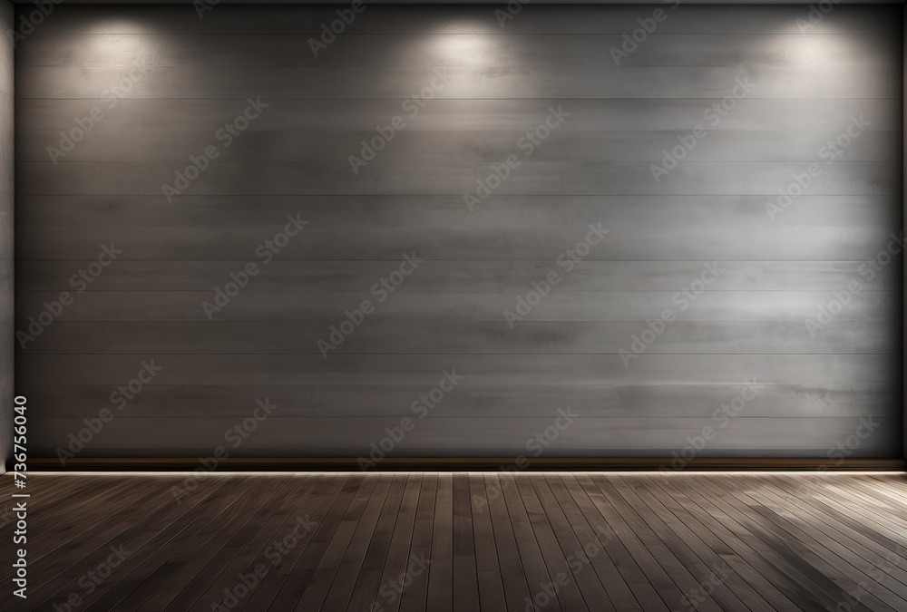 empty white room on wooden parquet floor in 3D rendering empty white room on wooden parquet floor in 3D rendering