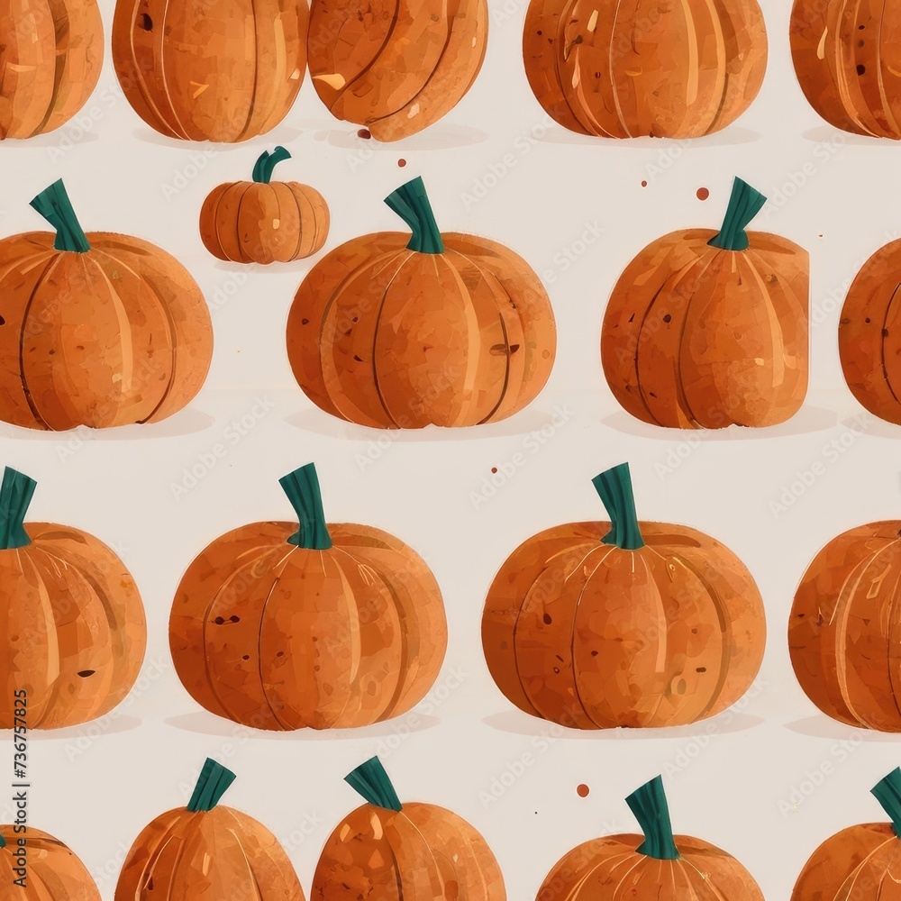 pumpkin pattern illustration