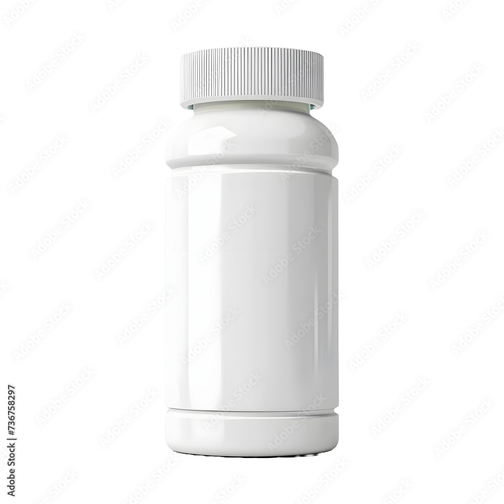 White pill bottle isolated on transparent or white background. mockup, png White pill bottle isolated on transparent or white background. mockup, png