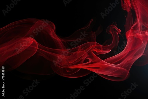 Luxury Red Smoke: Dark Elegant Background for Modern Design | Abstract Art Inspiration