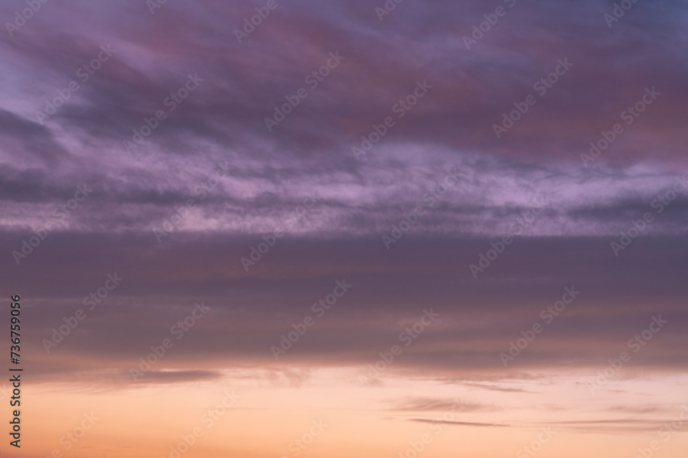 Naklejka premium the night sky and now the afternoon sky