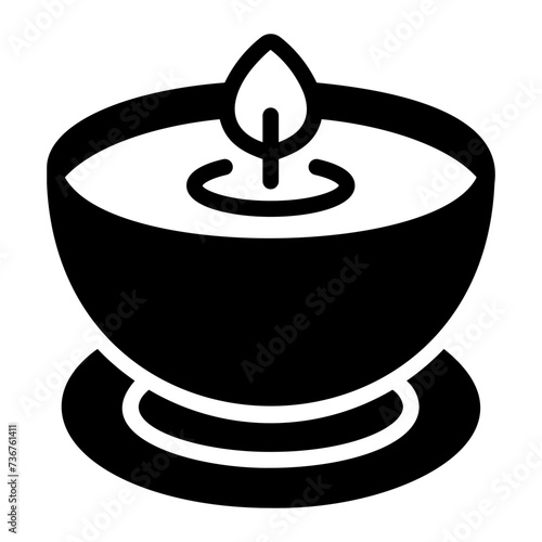 scented candle Solid icon
