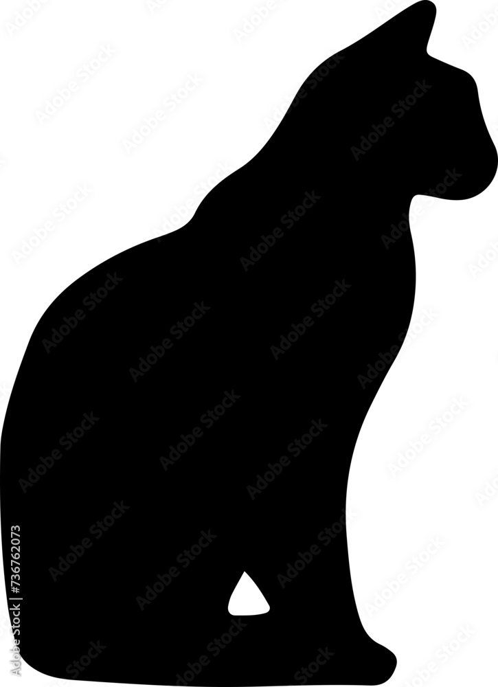 black cat silhouette illustrations, perfect for a wide range of creative projects. Each high-quality 