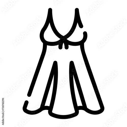 nightgown Line Icon