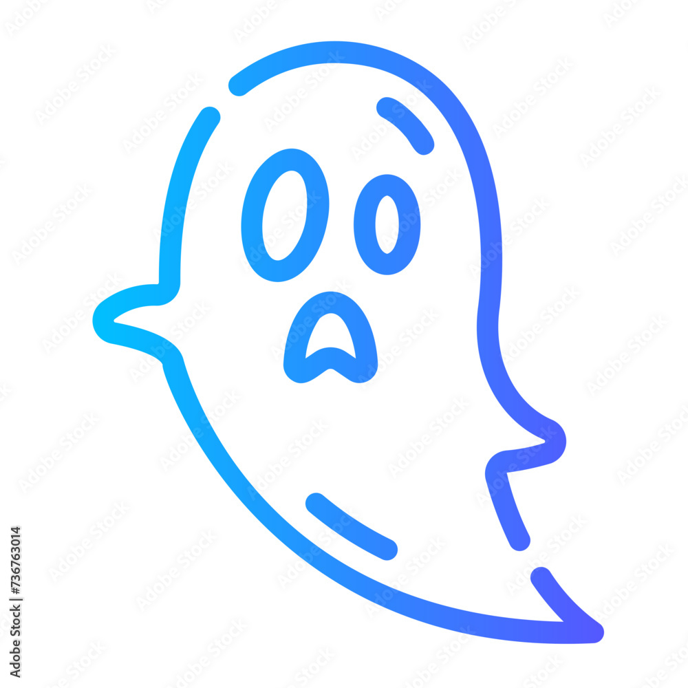 ghost Line Gradient Icon ghost Line Gradient Icon