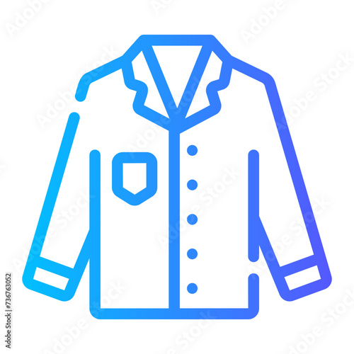 pijama Line Gradient Icon
