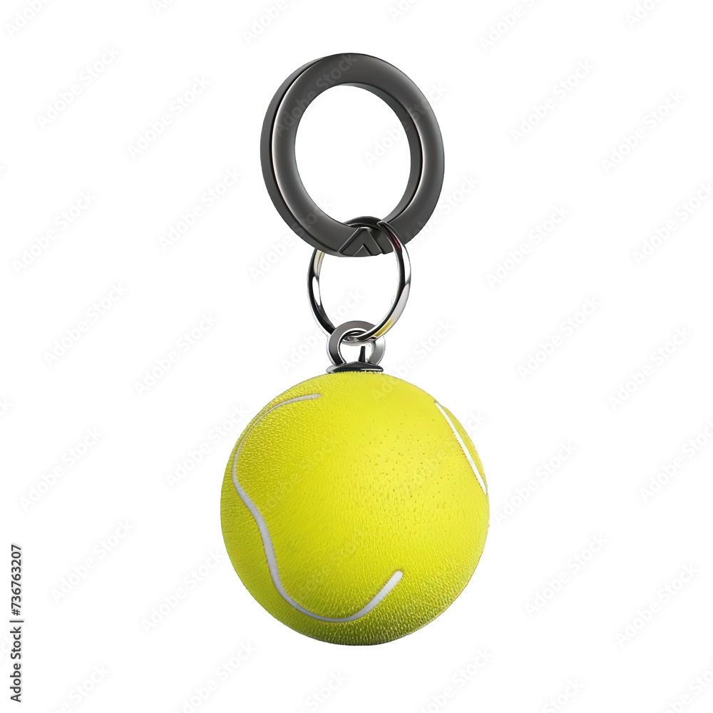 Tennis Ball Keychain Tennis Ball Keychain