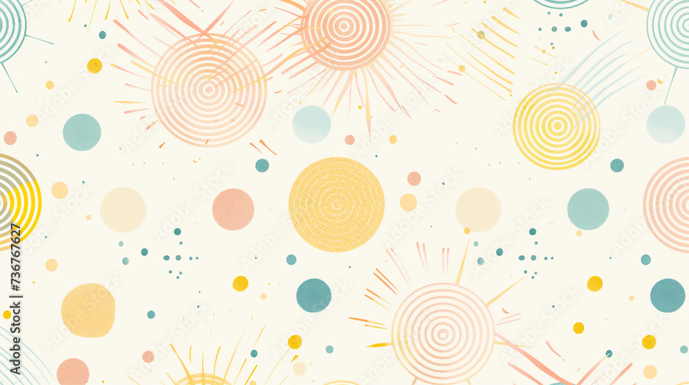 flat simple shape seamless pattern flat simple shape seamless pattern