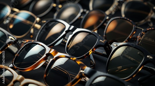 Assorted Sunglasses Showcase