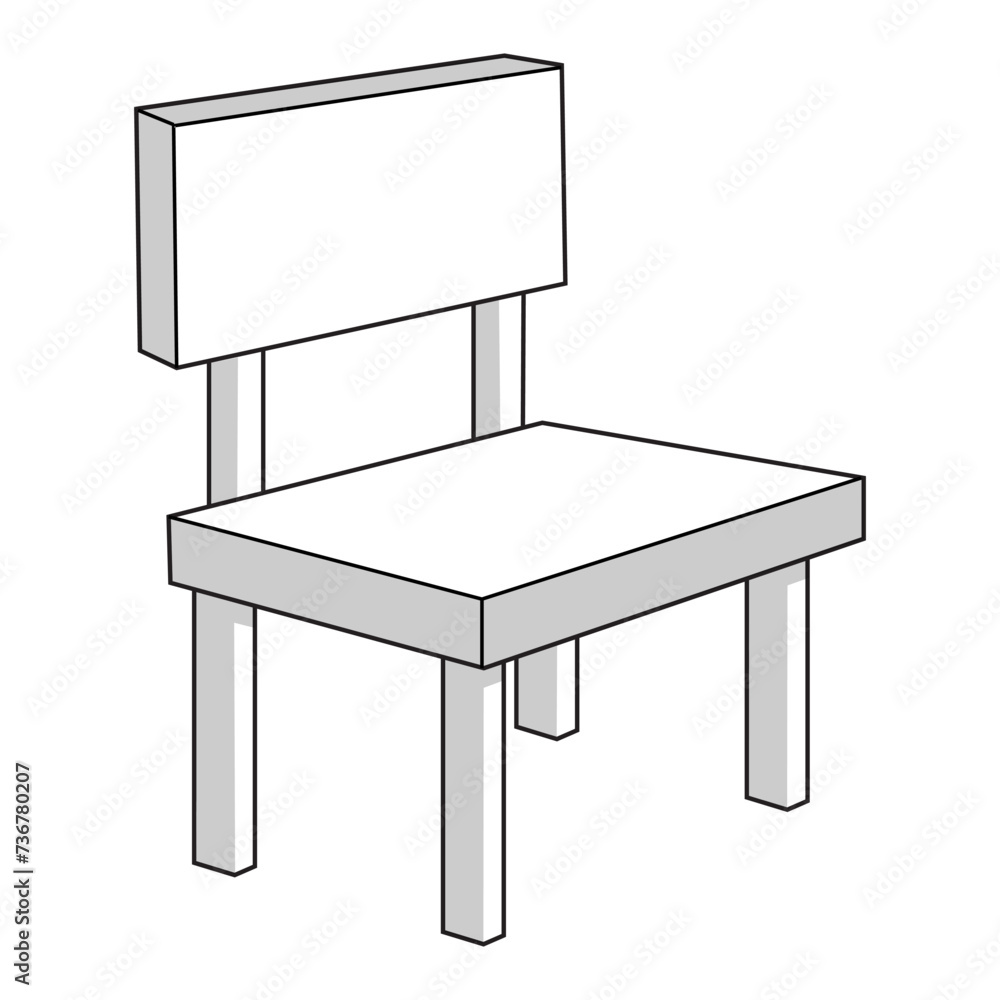 chair outline vector illustration chair outline vector illustration