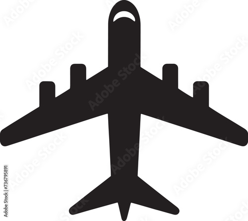 airplane Silhouette vector