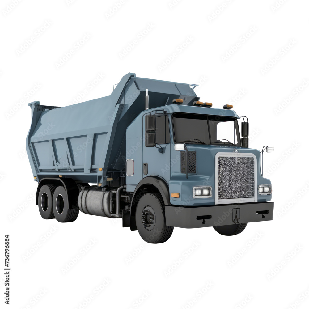 Obraz premium Garbage Truck PNG Cutout, Generative AI
