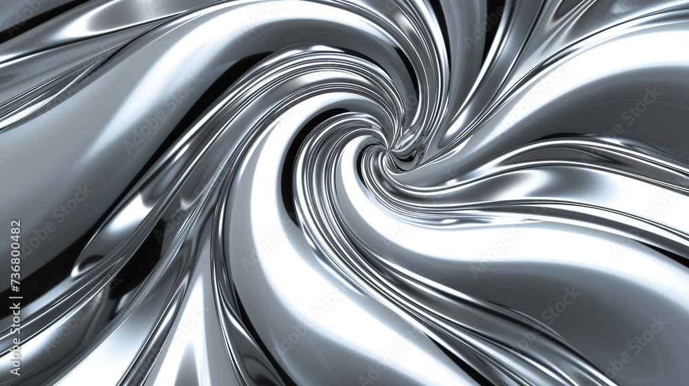 Abstract metallic chrome background with some smooth lines. Abstract metallic chrome background with some smooth lines.