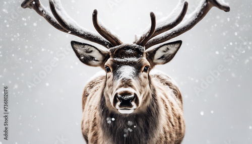 reindeer, isolated, white background


