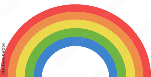 무지개 rainbow 일러스트