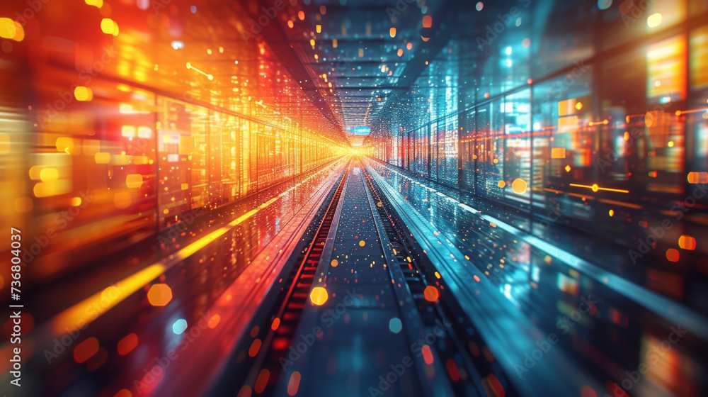 An abstract depiction of a virtual shopping mall with arrows and lines connecting different areas to represent the different paths consumers take when making purchasing decisions. An abstract depiction of a virtual shopping mall with arrows and lines connecting different areas to represent the different paths consumers take when making purchasing decisions.